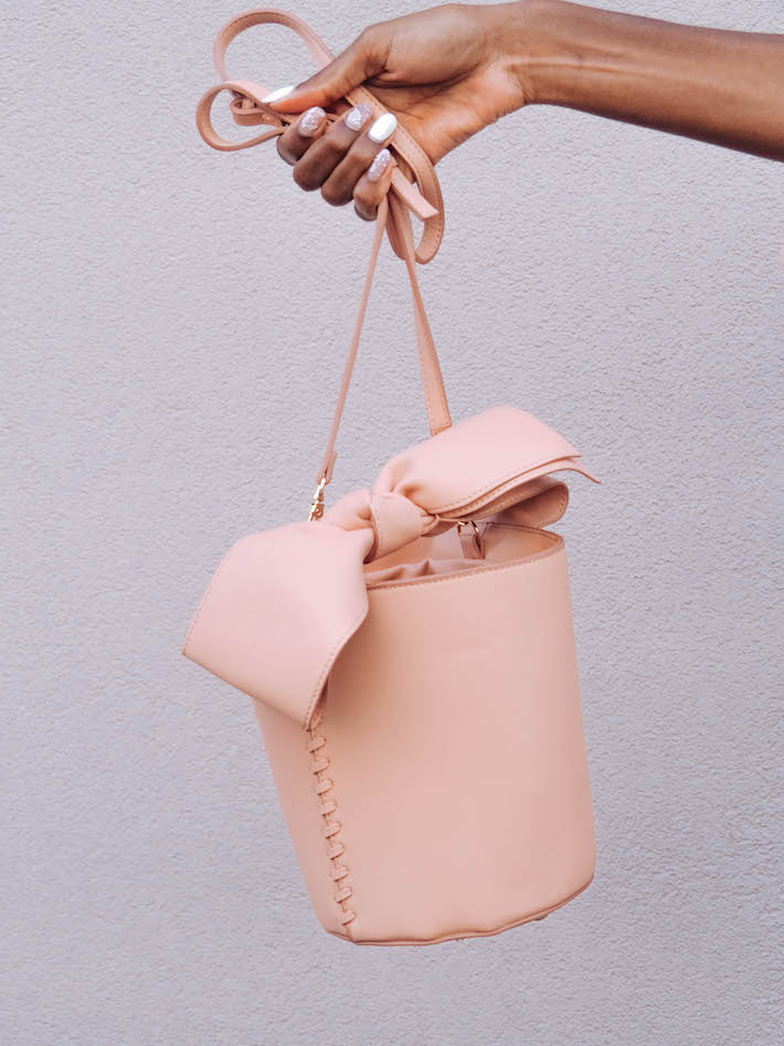 Mango bow bucket bag new arrivals